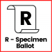 R - Specimen Ballot