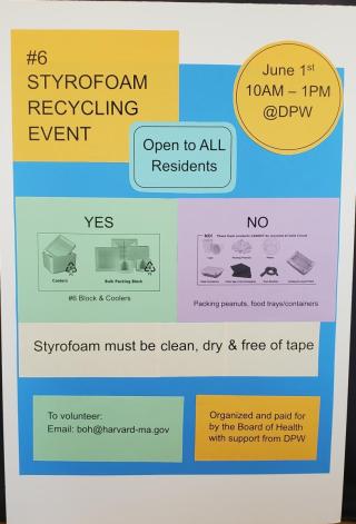 Styrofoam event poster 2024